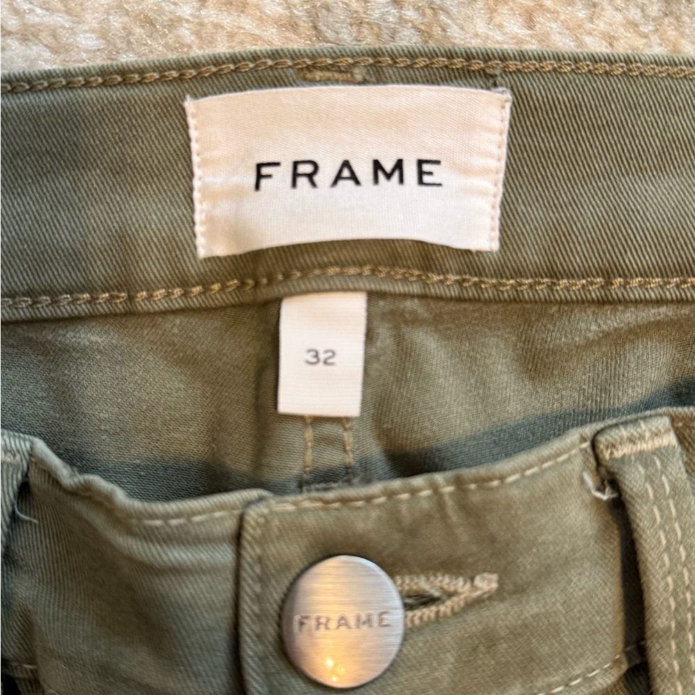 Frame Denim Men's Green Slim Jeans - Picture 6 of 10
